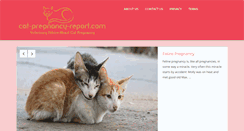 Desktop Screenshot of cat-pregnancy-report.com